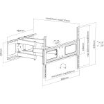 InLine Wandhalterung, für Display 94-178cm (37-70"), max. 50kg