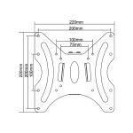 InLine Wandhalterung für Flachbildschirme, 58-107cm (23-42"), max. 30kg