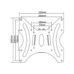 InLine Wandhalterung für Flachbildschirme, 58-107cm (23-42"), max. 30kg