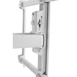 InLine Premium Aluminium Wandhalterung, für Flach-TV (37-80"), weiß