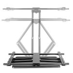 InLine Premium Aluminium Wandhalterung, für Flach-TV (37-80"), weiß