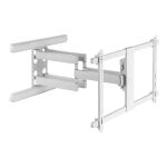 InLine Premium Aluminium Wandhalterung, für Flach-TV (37-80"), weiß