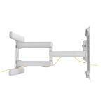 InLine Premium Aluminium Wandhalterung, für Flach-TV (37-80"), weiß
