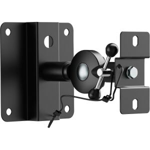 InLine Lautsprecher Wandhalterung bis 15kg, 2er Set, schwarz
