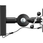 InLine Lautsprecher Wandhalterung bis 15kg, 2er Set, schwarz