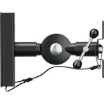 InLine Lautsprecher Wandhalterung bis 15kg, 2er Set, schwarz