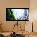 InLine woodstand II, TV-Standfuß mit Ablage, Dreibein, 43"-65" (110-165cm)