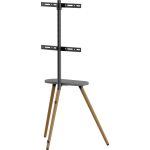 InLine woodstand II, TV-Standfuß mit Ablage, Dreibein, 43"-65" (110-165cm)