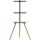 InLine woodstand II, TV-Standfuß mit Ablage, Dreibein, 43"-65" (110-165cm)