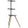 InLine woodstand II, TV-Standfuß mit Ablage, Dreibein, 43"-65" (110-165cm)