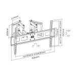 InLine Eck-Wandhalterung, für LED/LCD/Plasma, 94-160cm (37-63"), bis 60kg