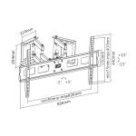 InLine Eck-Wandhalterung, für LED/LCD/Plasma, 94-160cm (37-63"), bis 60kg