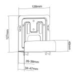 InLine Universalhalterung für Mediageräte / Streaming-Boxen, 26-39mm