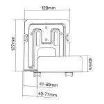 InLine Universalhalterung für Mediageräte / Streaming-Boxen, 41-69mm