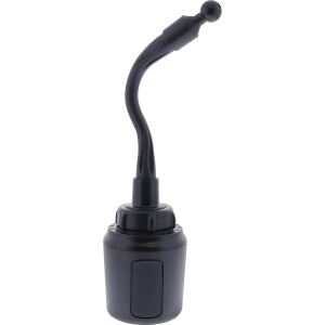 InLine Cupholder-Fuß, Getränkehalter-Adapter für KFZ-Halterung, flexibel