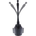 InLine Cupholder-Fuß, Getränkehalter-Adapter für KFZ-Halterung, flexibel