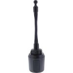 InLine Cupholder-Fuß, Getränkehalter-Adapter für KFZ-Halterung, flexibel