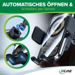 InLine KFZ Smartphone Halterung, ONE TOUCH QI 2, universal, Wireless Charger
