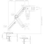 InLine Tischhalterung mit Lifter und USB/Audio bis max. 82cm 32" 9kg
