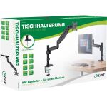 InLine Tischhalterung mit Lifter, beweglich, für Monitore bis 82cm (32"), 9kg