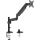 InLine Tischhalterung mit Lifter, beweglich, für Monitore bis 82cm (32"), 9kg