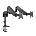 InLine Tischhalterung mit Lifter, für zwei Monitore bis 82cm (32"), 9kg