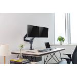 InLine Tischhalterung mit Lifter, für zwei Monitore bis 82cm (32"), 9kg