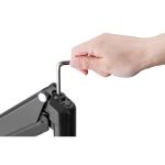 InLine Tischhalterung mit Lifter, für zwei Monitore bis 82cm (32"), 9kg