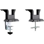InLine Tischhalterung mit Lifter & USB/Audio, 2 Monitore bis 81cm (32"),schwarz