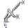 InLine Tischhalterung mit Lifter & USB/Audio, 2 Monitore bis 81cm (32"),silber
