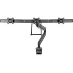 InLine Tischhalterung mit Lifter+USB, beweglich, für 3 Monitore bis 69cm (27")