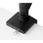 InLine Tischhalterung mit Lifter+USB, beweglich, für 3 Monitore bis 69cm (27")