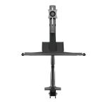 InLine Workstation-Tischhalterung mit Lifter, beweglich, bis 81cm (32") / 9kg