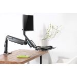 InLine Workstation-Tischhalterung mit Lifter, beweglich, bis 81cm (32") / 9kg