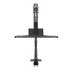 InLine Workstation-Tischhalterung mit Lifter, beweglich, bis 81cm (32") / 9kg