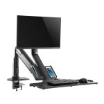 InLine Workstation-Tischhalterung mit Lifter, beweglich, bis 81cm (32") / 9kg
