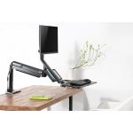 InLine Workstation-Tischhalterung mit Lifter, beweglich, bis 81cm (32") / 9kg
