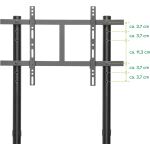 InLine TV-Wagen, für LED-TV 37"-80" (94-203cm), max. 80kg