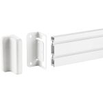 InLine Slatwall Befestigungswinkel für Wandhalterung Panel, weiß, 2er-Set