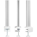 InLine Slatwall Befestigungssäulen Aluminium, für Tischhalterung Panel, 2er Set