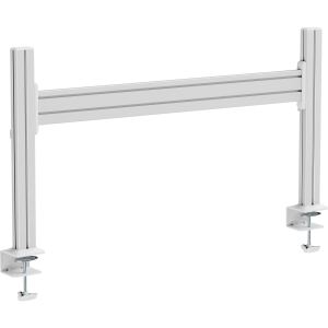 InLine Slatwall Tischhalterung, Aluminium Panel 1 m, inkl. 2 Stützen 0,43 m