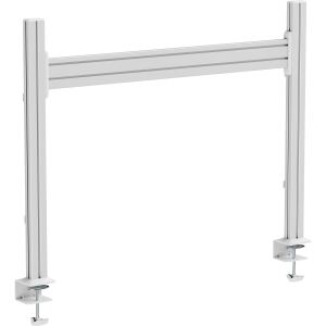 InLine Slatwall Tischhalterung, Panel Aluminium 1m inkl. 2 Stützen 0,86m