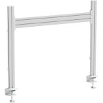 InLine Slatwall Tischhalterung, Panel Aluminium 1m inkl. 2 Stützen 0,86m