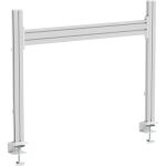 InLine Slatwall Tischhalterung, Panel Aluminium 1m inkl. 2 Stützen 0,86m