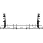 InLine Kabelführungs-Gitter 60cm für Tischmontage mit Schraubklemmen, schwarz