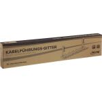 InLine Kabelführungs-Gitter 60cm für Tischmontage mit Schraubklemmen, weiß
