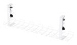 InLine Kabelführungs-Gitter 60cm für Tischmontage mit Schraubklemmen, weiß