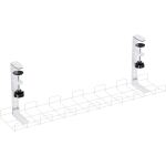 InLine Kabelführungs-Gitter 60cm für Tischmontage mit Schraubklemmen, weiß
