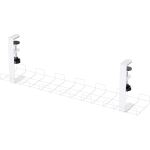 InLine Kabelführungs-Gitter 60cm für Tischmontage mit Schraubklemmen, weiß