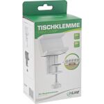 InLine Tischklemme für Steckdosenleiste, Schraubklemme, weiß